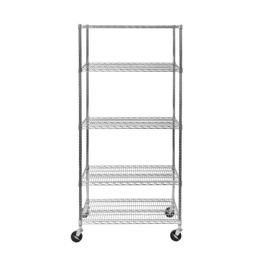 Classics 5-Tier Shelving, 36-in x 24-in x 72-in, Chrome A8I9 - product image 1