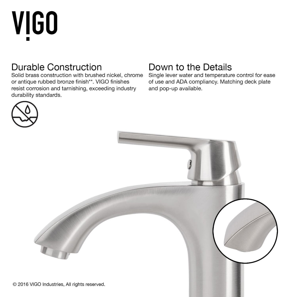 Glass Grey Onyx Bathroom Sink/Basin Set with Linus Faucet and Rectangular Vessel K7E0 - product image 3