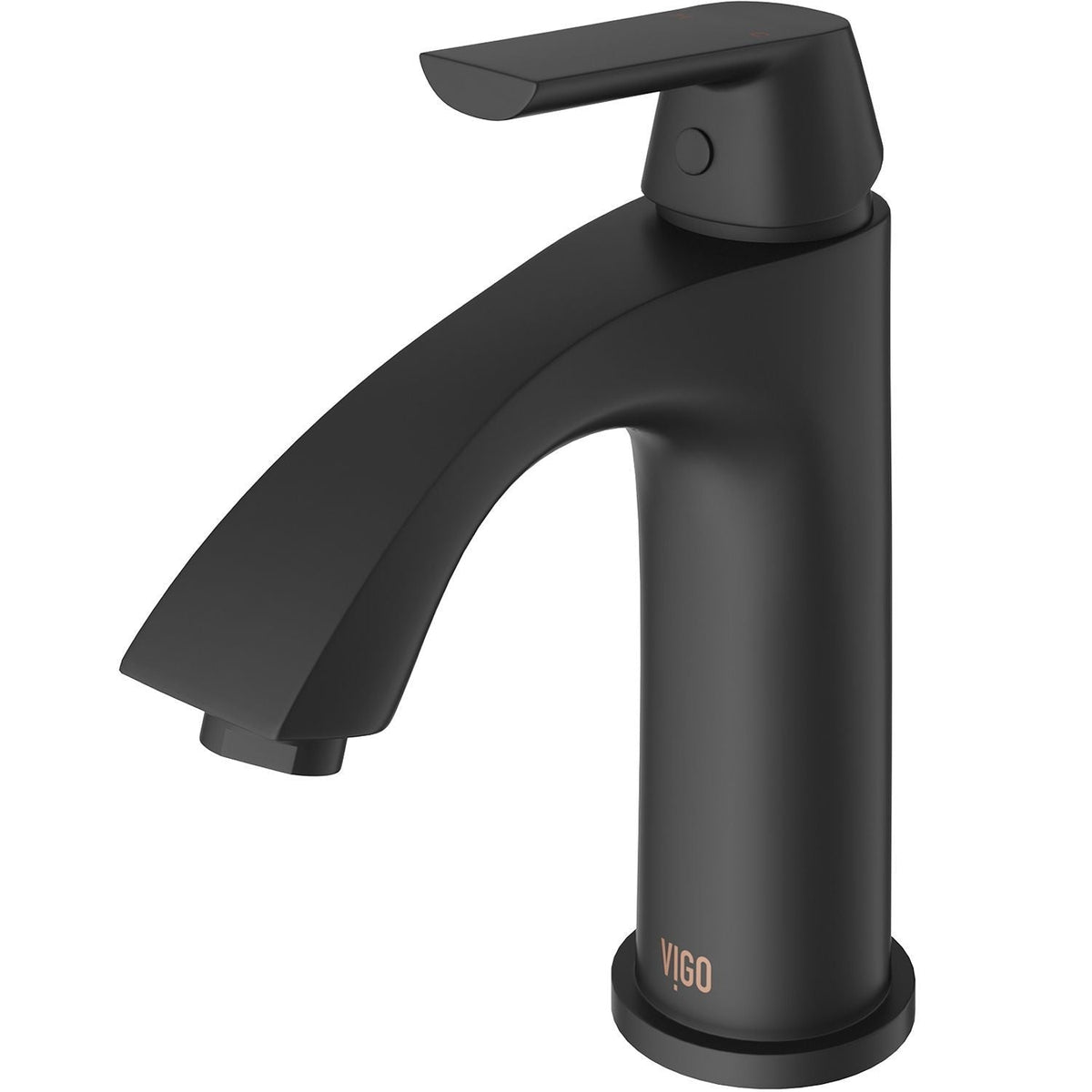 Penela Single Handle Single Hole Bathroom Sink Faucet, Matte Black R9K5 - product image 2