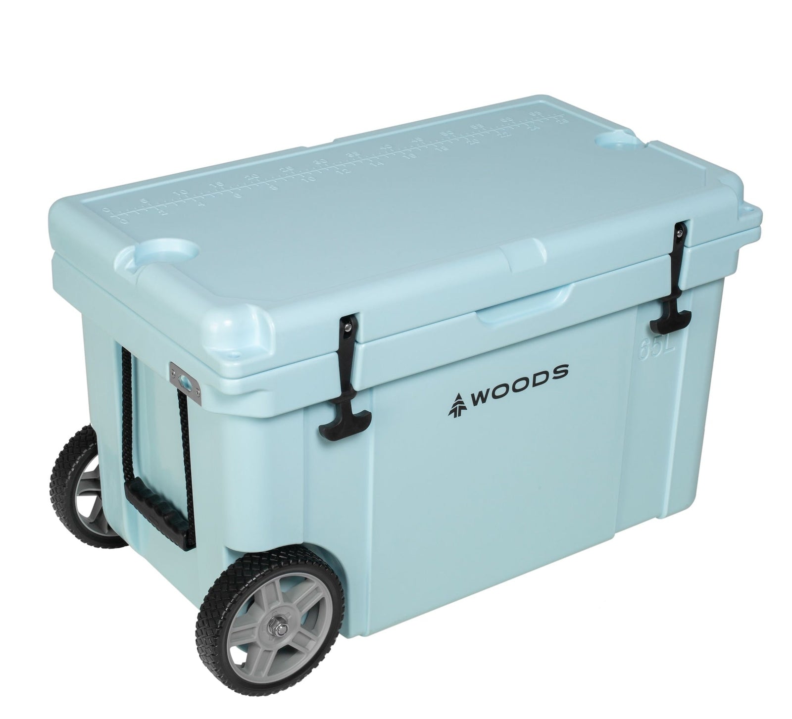 ARCTIC Wheeled Roto-Moulded Cooler with Handle, 65-L, Light Blue Y9O4 - product image 1