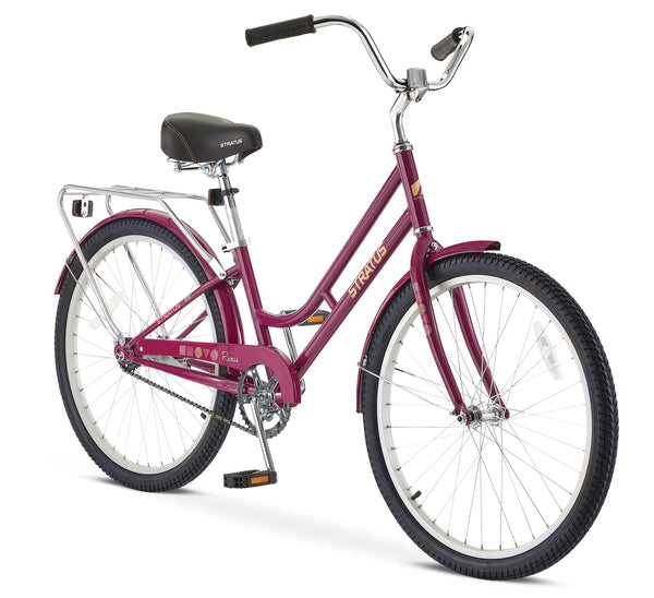 Stratus Recess Bicycle, 24-in Wheel, Single Speed, Steel Frame, Purple W6M1
