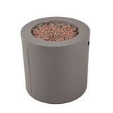 Steel Propane Fire Pit Hidden Tank in Mist Gray, 24-in P6H2 - product image 1