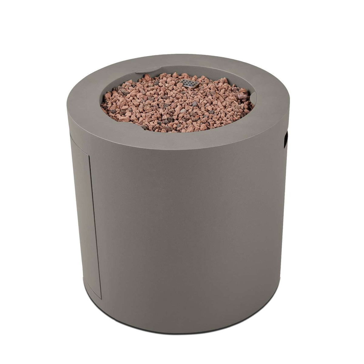 Steel Propane Fire Pit Hidden Tank in Mist Gray, 24-in P6H2 - product image 1