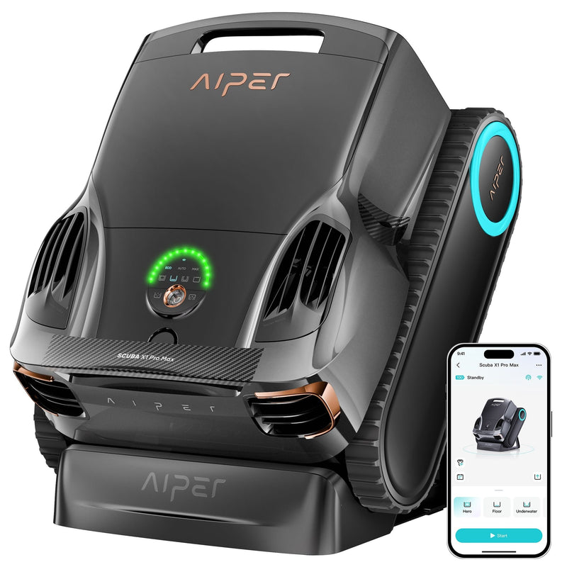 X1 Pro Max All‑In‑One Smart Cordless Robotic Pool Cleaner for Comprehensive Pool Care A7G1