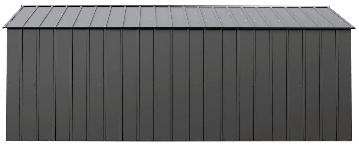 Classic 14x17-ft Charcoal Corrosion-Resistant Steel Shed D5U0 - product image 5