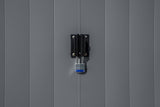 Classic 14x17-ft Charcoal Corrosion-Resistant Steel Shed D5U0 - product image 8