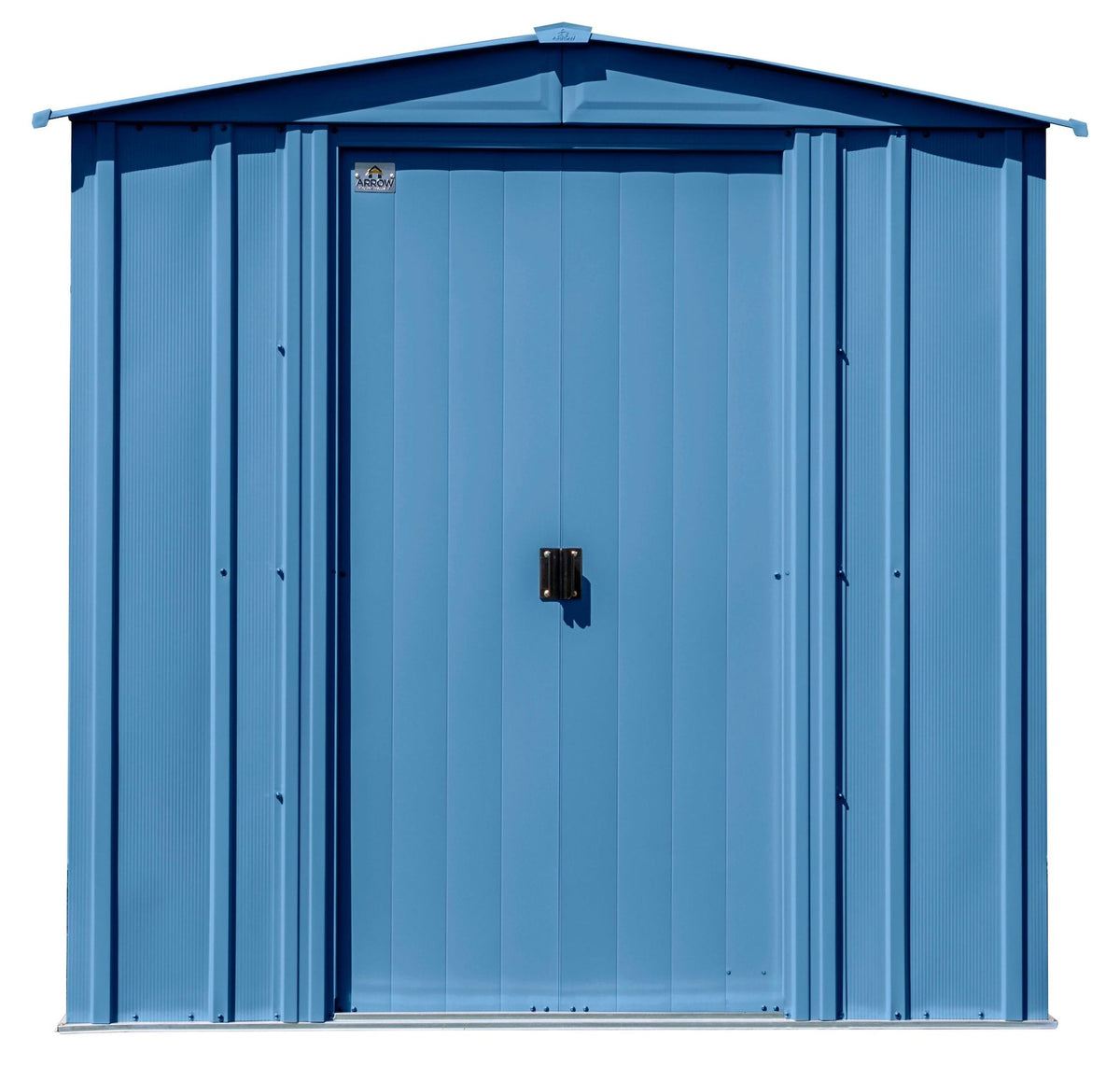 Classic Galvanized Steel Storage Shed, Blue Grey, 6-ft x 7-ft F4G1 - product image 4
