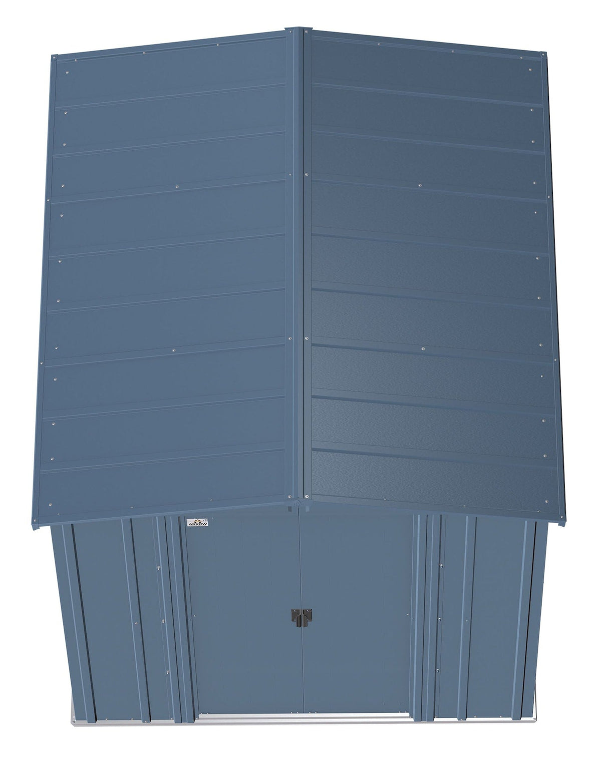 Classic Galvanized Steel Storage Shed, Blue Grey, 6-ft x 7-ft F4G1 - product image 5