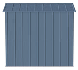 Classic Galvanized Steel Storage Shed, Blue Grey, 6-ft x 7-ft F4G1 - product image 6