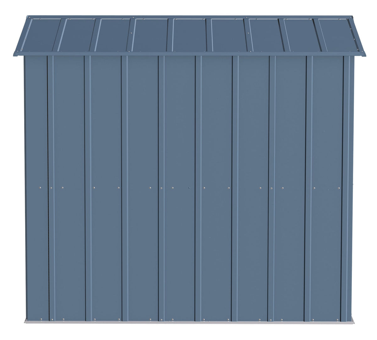 Classic Galvanized Steel Storage Shed, Blue Grey, 6-ft x 7-ft F4G1 - product image 7