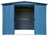 Classic Galvanized Steel Storage Shed, Blue Grey, 8-ft x 6-ft P5D1 - product image 4