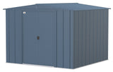 Classic Galvanized Steel Storage Shed, Blue Grey, 8-ft x 8-ft D8L4 - product image 1