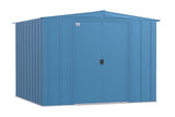 Classic Galvanized Steel Storage Shed, Blue Grey, 8-ft x 8-ft W7F1 - product image 2
