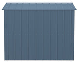 Classic Galvanized Steel Storage Shed, Blue Grey, 8-ft x 8-ft W7F1 - product image 6