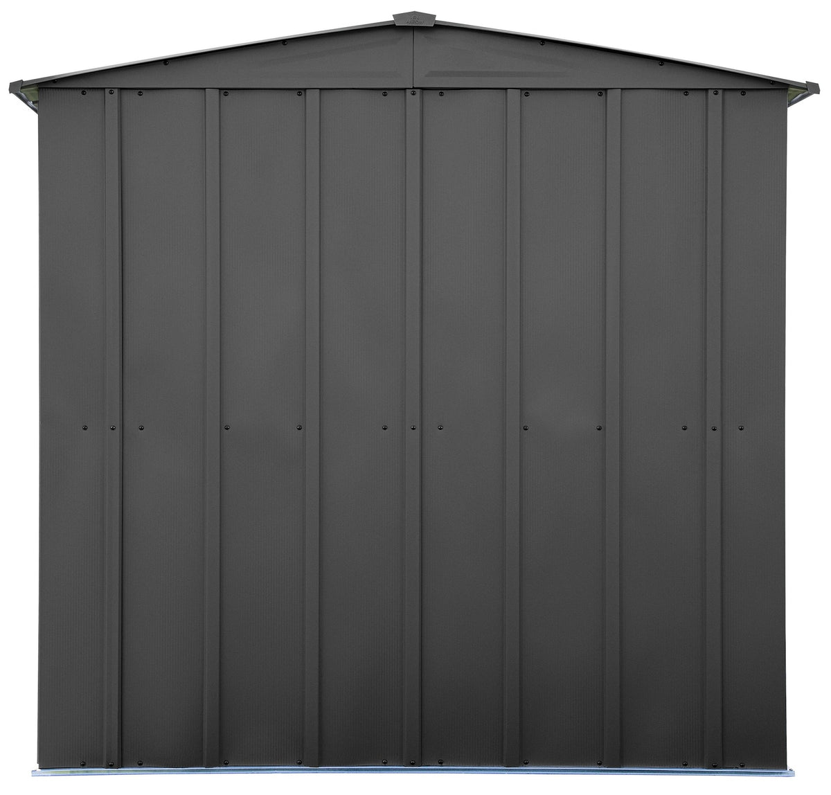 Classic Galvanized Steel Storage Shed, Charcoal, 6-ft x 5-ft X0I6 - product image 8