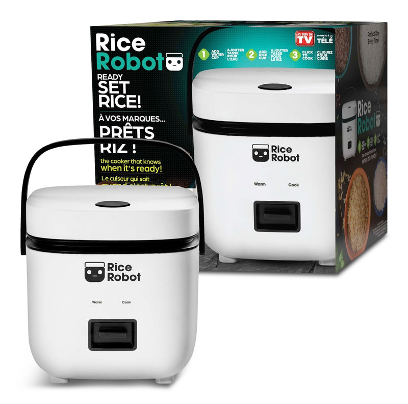 Ceramic Nonstick Rice Cooker, White, 1-qt Y2B0
