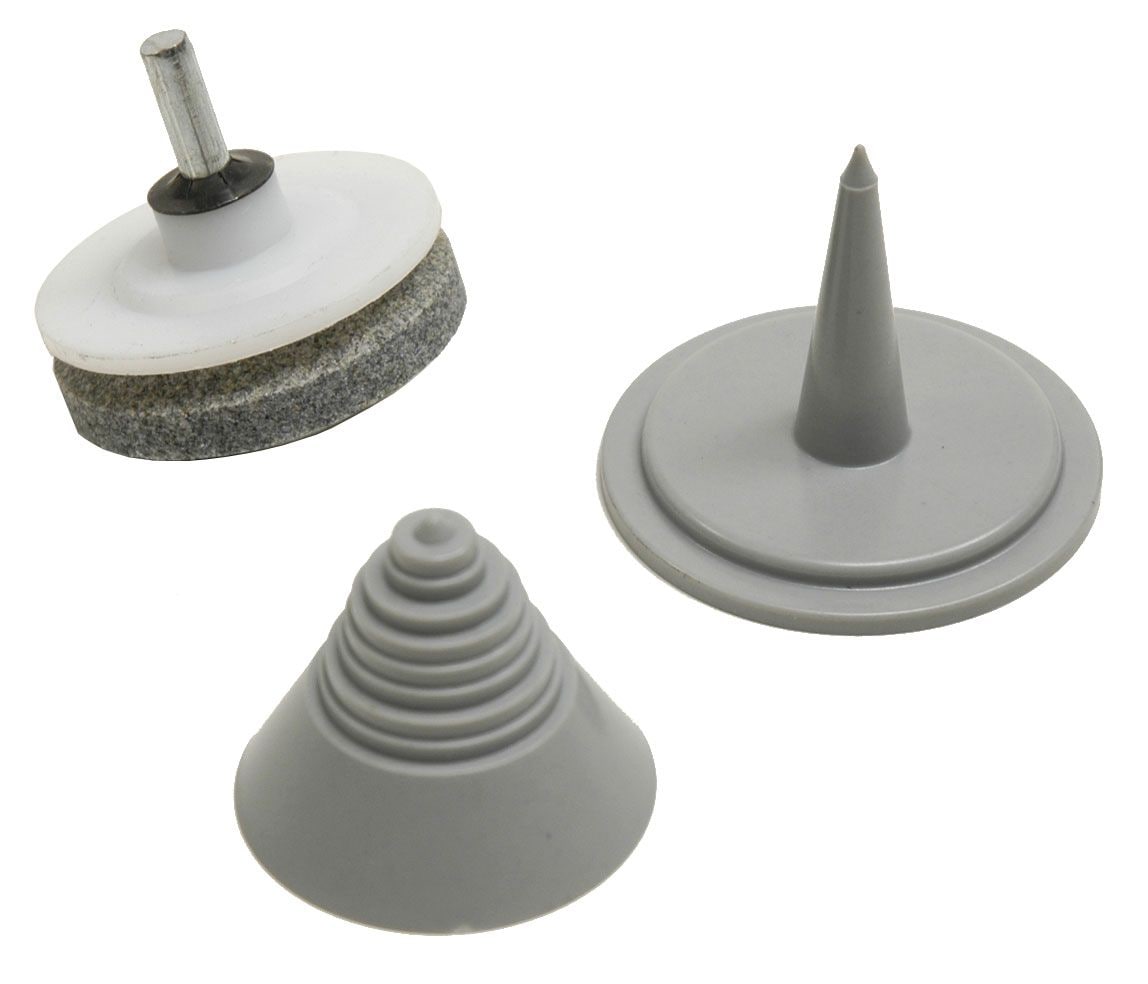 Lawn Mower Blade Sharpening & Balancing Kit for Power Drill K0A9 - product image 1