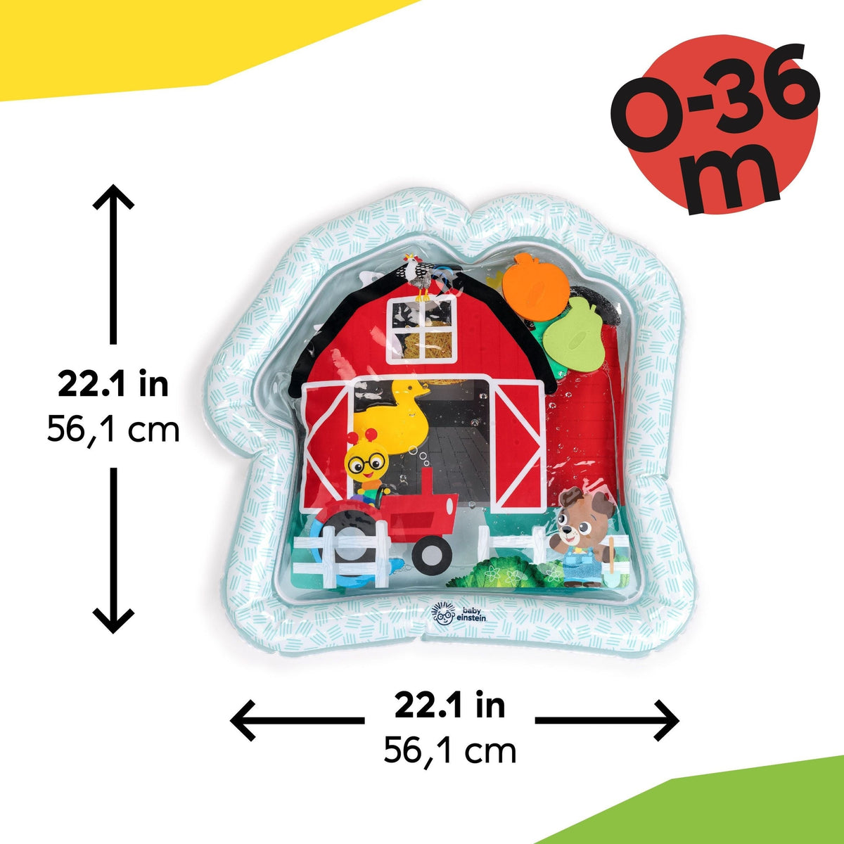 Baby Einstein Cal's Sensory Barn Tummy Time Water Mat I2M1 - product image 7