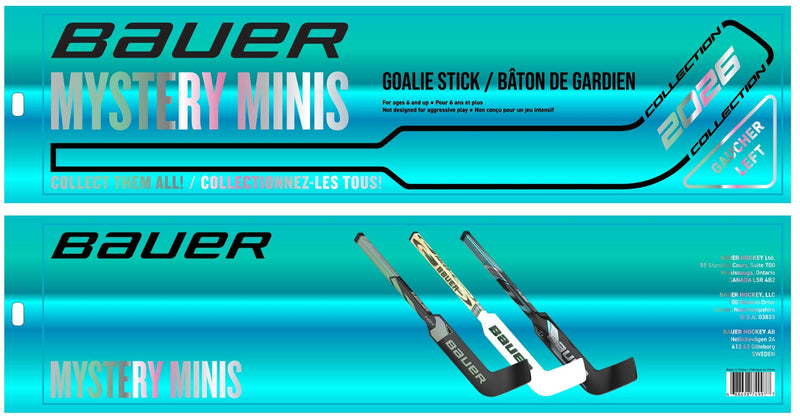 2026 Mystery Mini Goalie Hockey Stick, 18-in U1G5