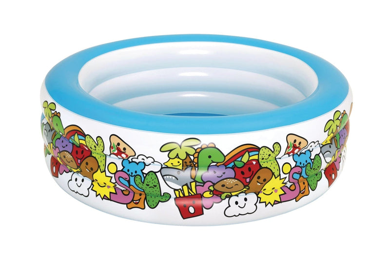 Deluxe Round Inflatable Pool, 5-ft x 20-in V3G9