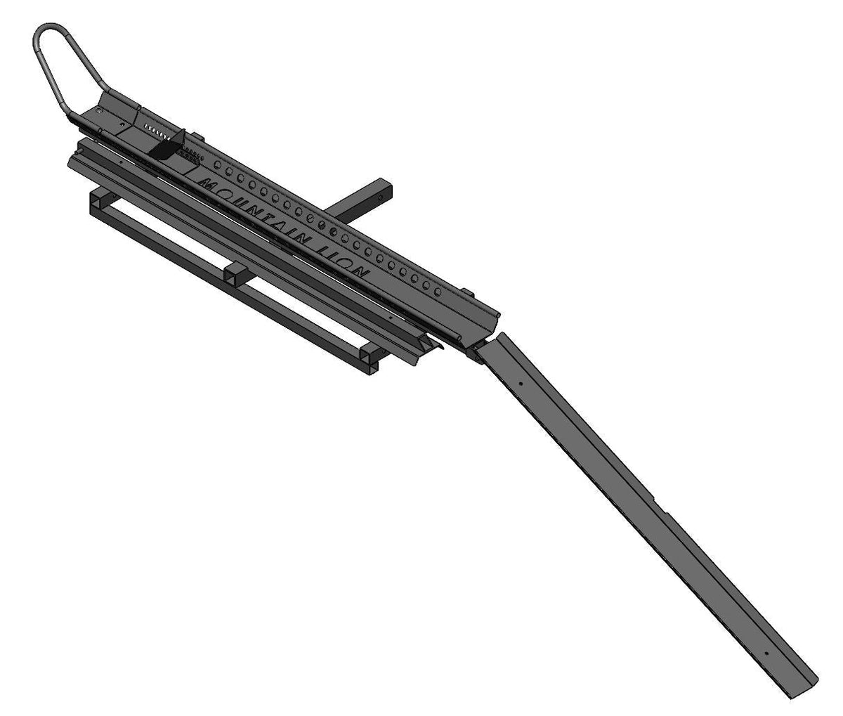 Black Bulldog Hitch Mount Motorcycle Carrier Z4M6 - product image 1
