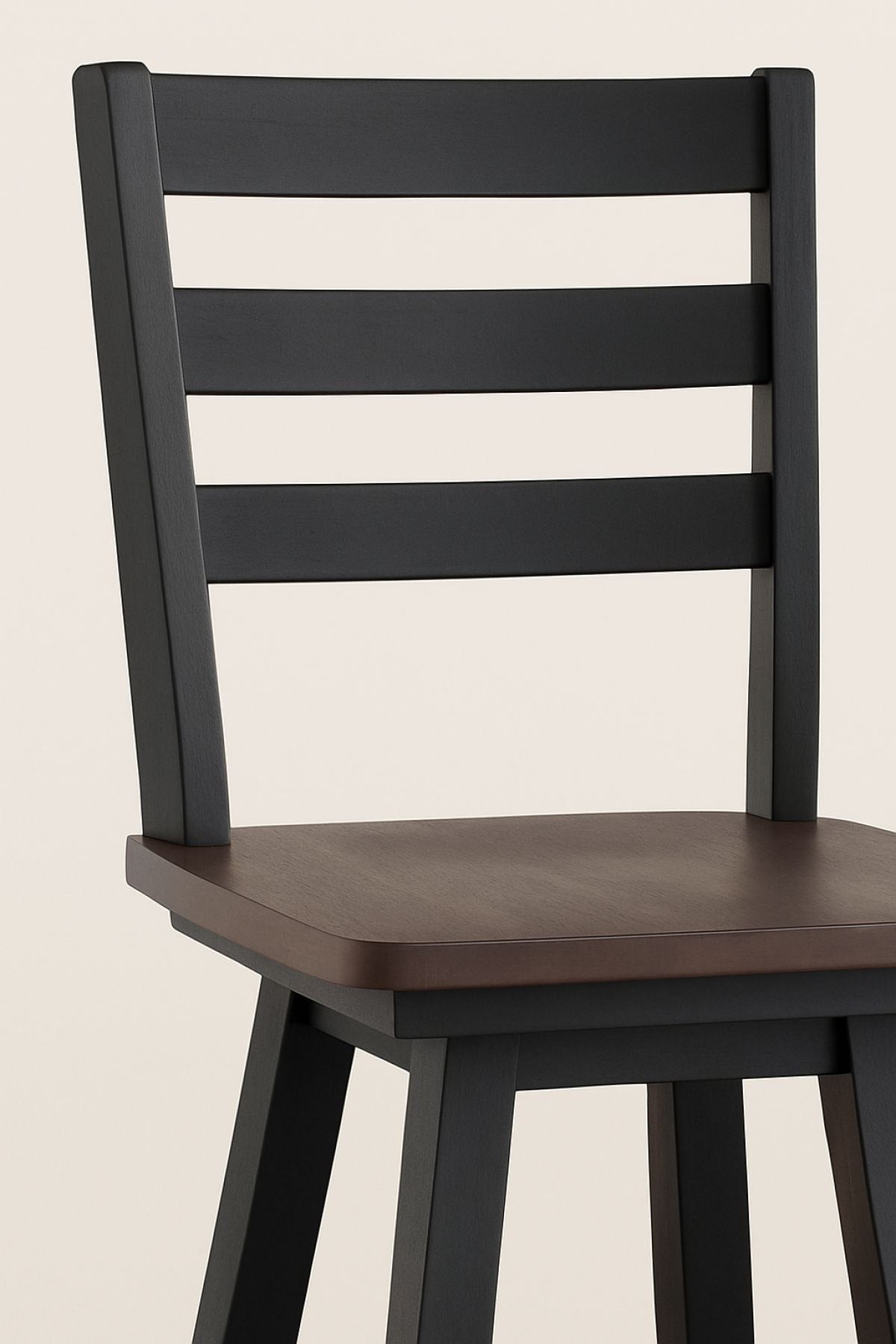 Aaron Oak/Dark Grey Swivel Counter/Bar Stool with Back Rest, 2-pc D6C7 - product image 2