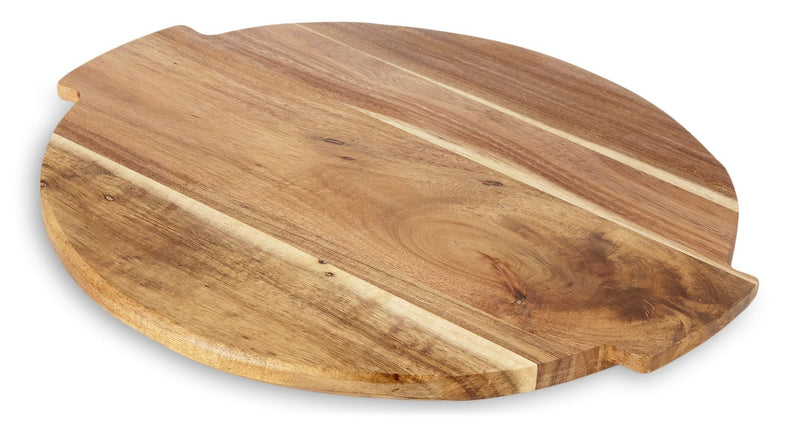 Acacia Wood Lazy Susan Rotating Serving Board, 15-in x 14-in H4E6