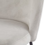 Koen Bar Elegant Counter Stool with Footrest, Grey V9K2 - product image 4