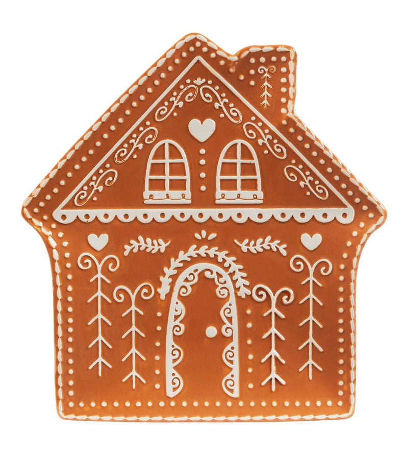 Santa's Workshop Collection Gingerbread Serving Platter T9M6