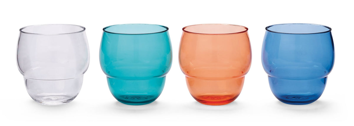 Stacking Bubble Glass Set, BPA Free, Dishwasher Safe, Stackable S1U3 - product image 1