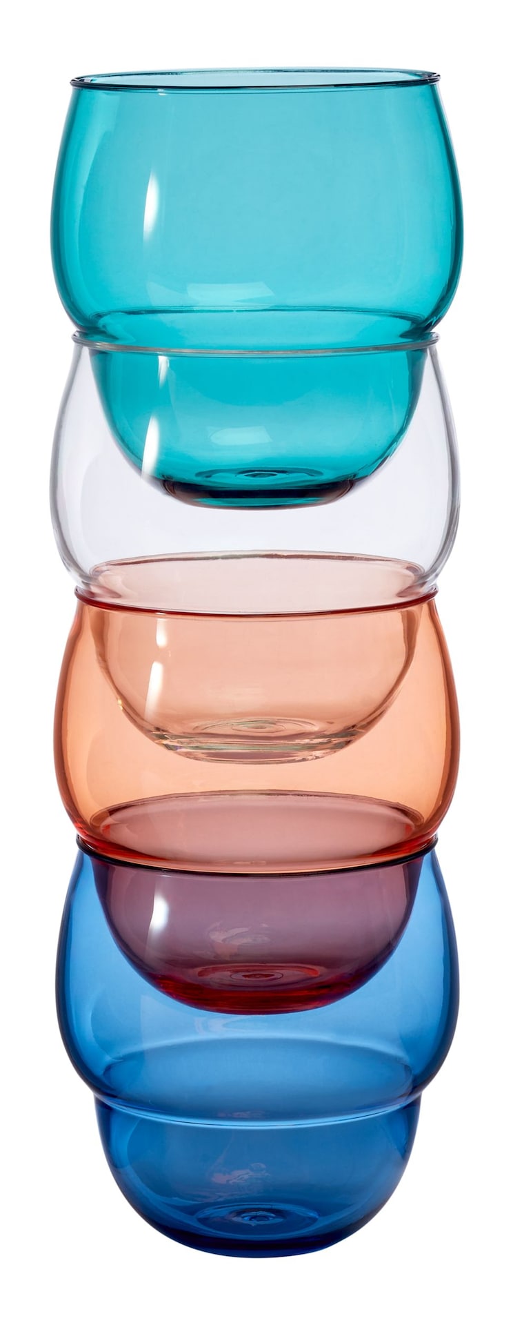 Stacking Bubble Glass Set, BPA Free, Dishwasher Safe, Stackable S1U3 - product image 3