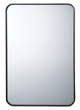 Truro Metal Rectangular Wall Mirror, Black, 20 x 30-in W3T6 - product image 1