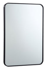 Truro Metal Rectangular Wall Mirror, Black, 20 x 30-in W3T6 - product image 2