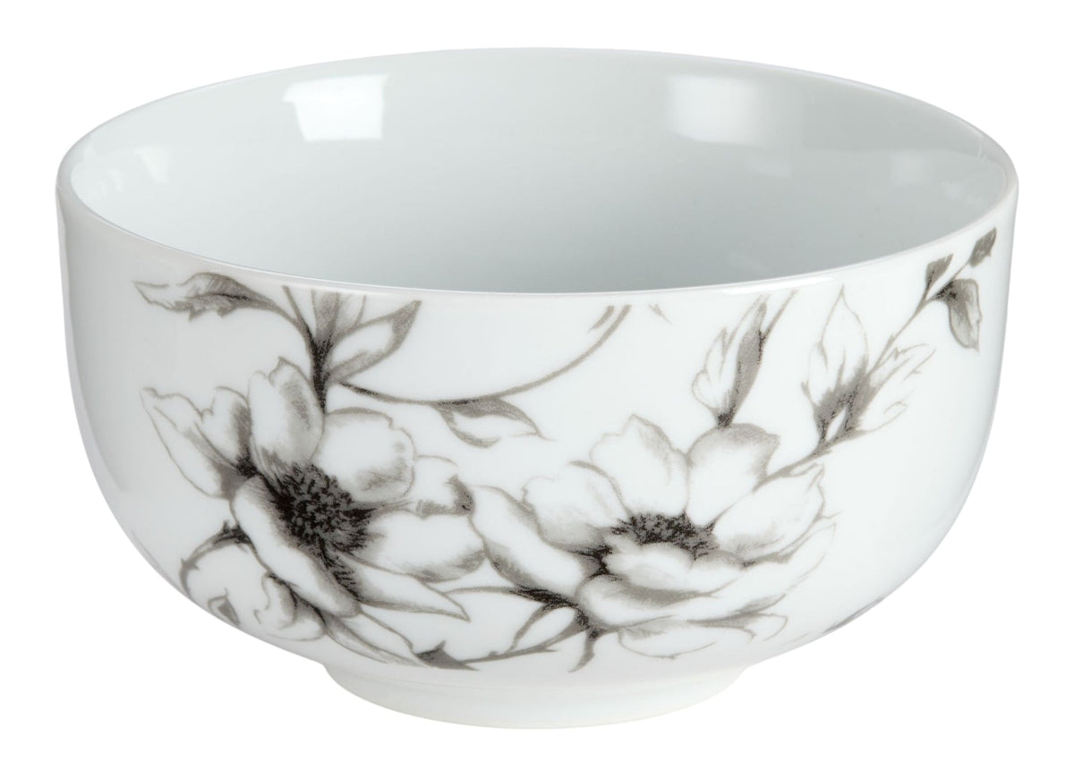 Wild Rose All Purpose Bowl, 1-pc, White, Dishwasher & Microwave Safe I4K8 - product image 1