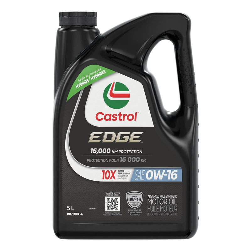 EDGE 0W16 Advanced Synthetic Motor Oil, 5-L Z2P5