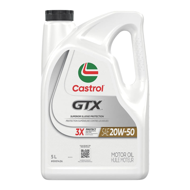 GTX 20W50 Conventional Engine/Motor Oil, 5-L O8T4
