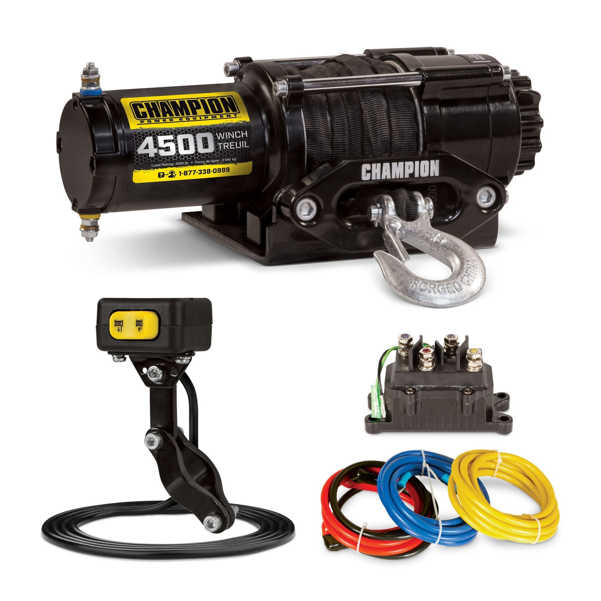 Power Equipment 14051 Synthetic Rope Winch Kit, 4,500-lb A5V0 - product image 4