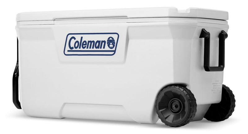 Marine Series Hard Cooler with Wheels, White, 100-QT B1U0