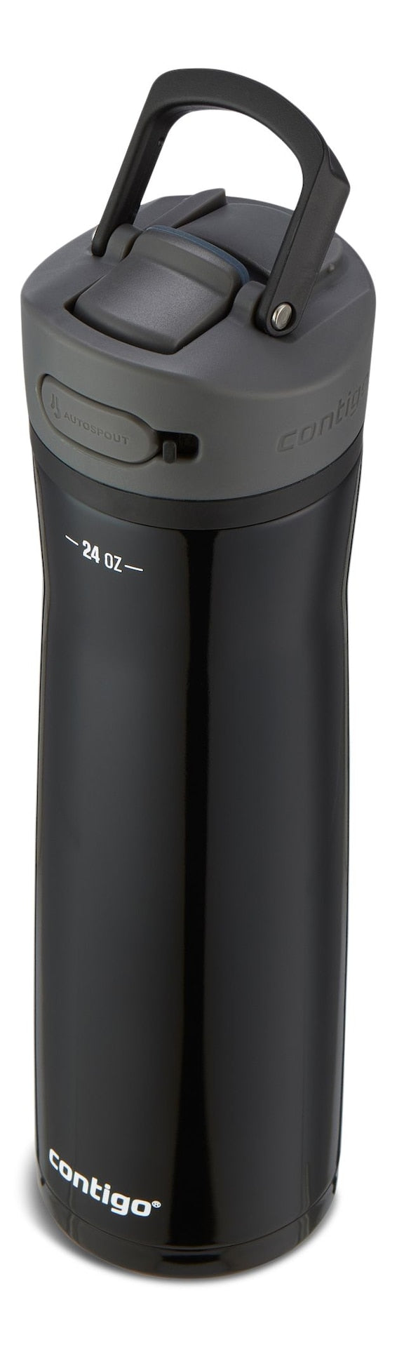 Ashland Chill 2.0 Insulated Stainless Steel Straw Water Bottle with AUTOSPOUT Lid and Handle, 710-mL D3G0