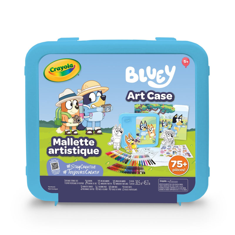 Bluey Art Case, 78 Pieces, Multicolour E5M2