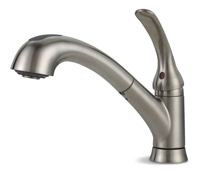 Faucet Casey Single-Handle Pull-Out Kitchen Faucet, Stainless Finish X0Y4