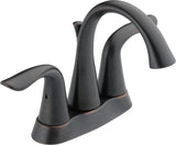 Faucet Lahara Double Handle Rigid Spout 4-in Centerset Bathroom Sink Faucet, WaterSense Certified, Venetian Bronze A5U6 - product image 1