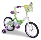 Tinkerbell Kids' Bike, 16-in Wheel, White/Green L2U8 - product image 1