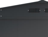 Metal Outdoor Storage Shed with Steel Frame, Dark Grey, 10-1/2-ft x 8-ft G8A7 - product image 5