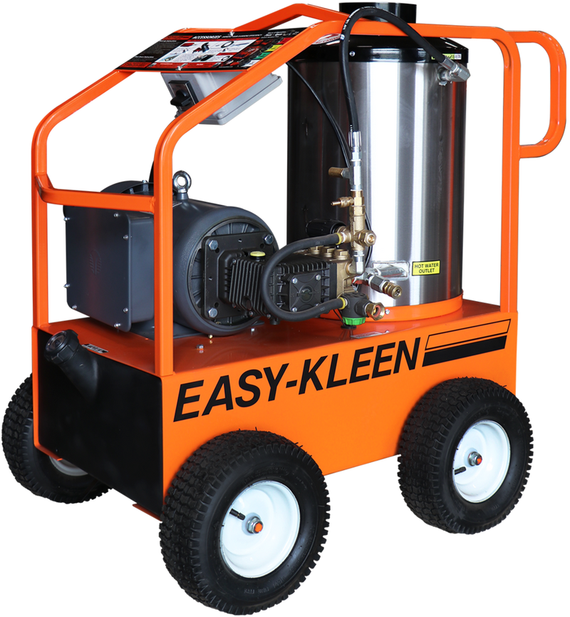 Commercial 3000 PSI 3.5 GPM Hot Water Wheeled Electric Pressure Washer G3J2