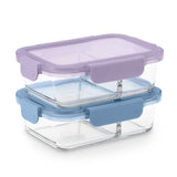 Colour-lock Divided Meal Prep, 3.4 Cup, 2-pk D2H7 - product image 1