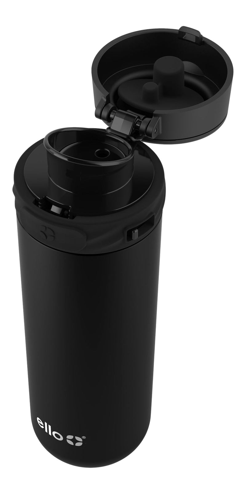 Haven Vacuum Insulated Stainless Steel Travel Mug, 16-oz, Black, with Carry Loop P6R4