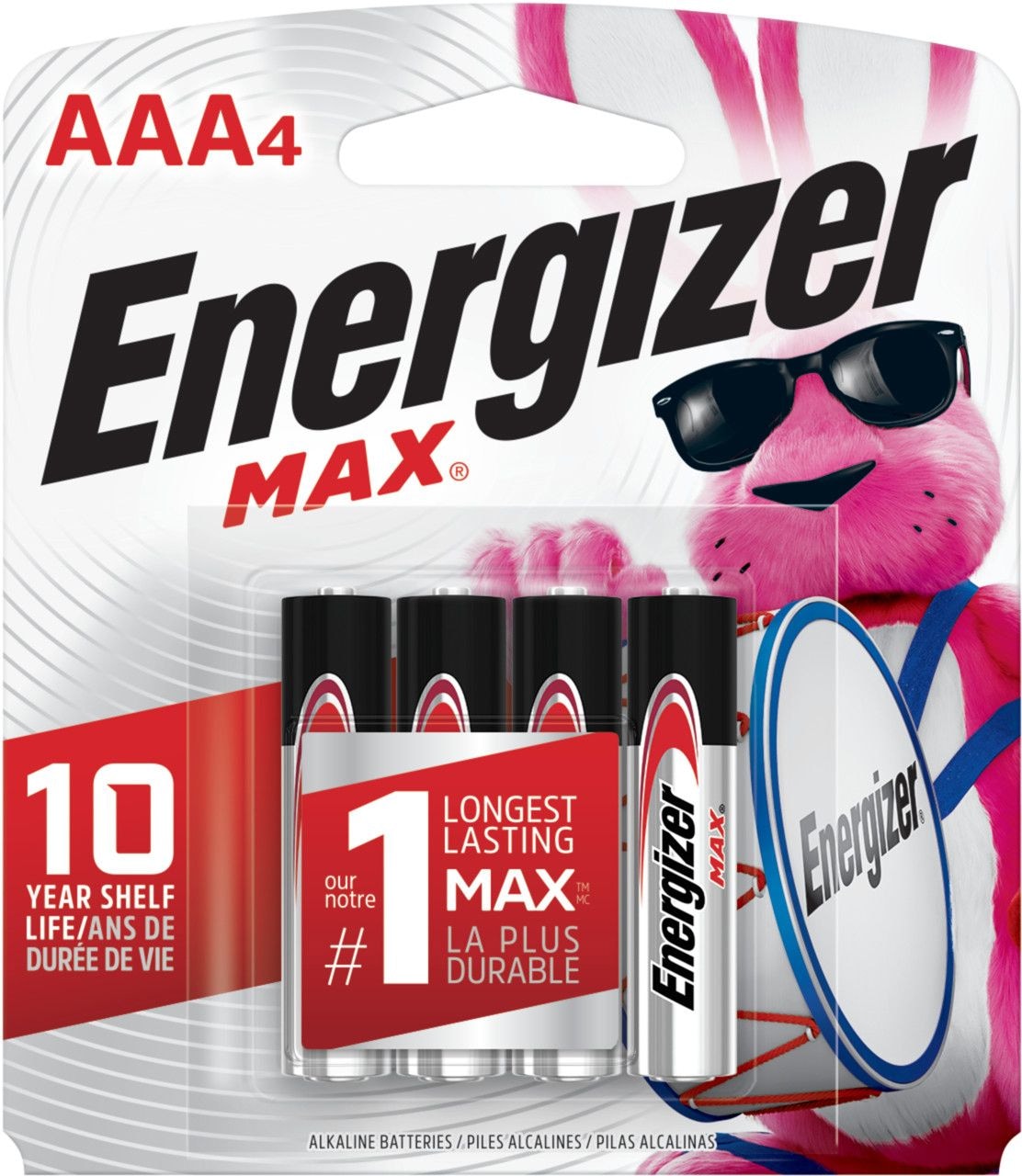 Max 4-pk AAA Alkaline Batteries, Long Lasting, All Purpose C3I3 - product image 2