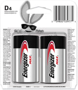 Max 4-pk D Alkaline Batteries, Long Lasting, All Purpose E0B2 - product image 3