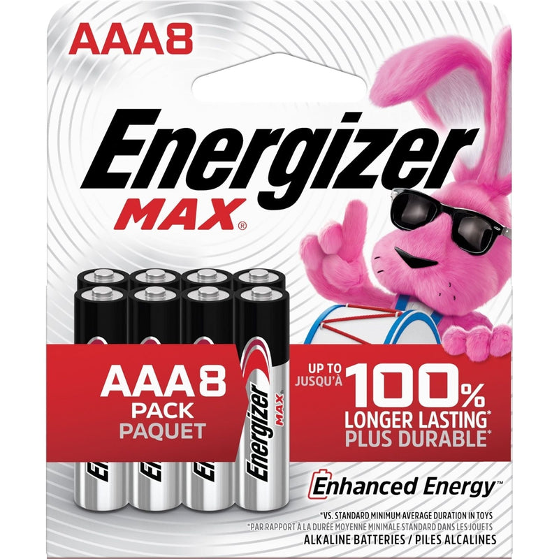 Max 8-pk AAA Alkaline Batteries, Long Lasting, All Purpose U9W1